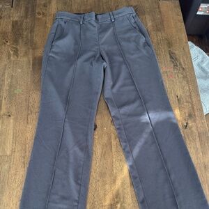 Banana Republic Logan Gray Straight-Leg Dress Pants Size 4 NWT